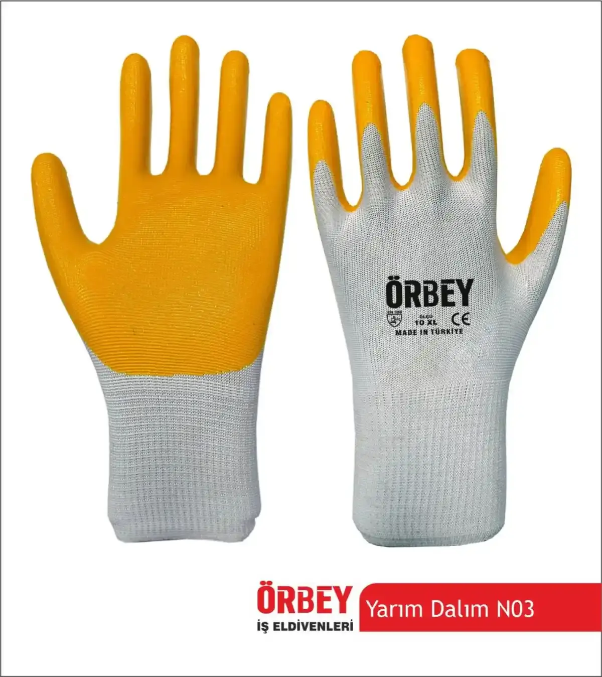 Yarım Dalım İş Eldiveni N03